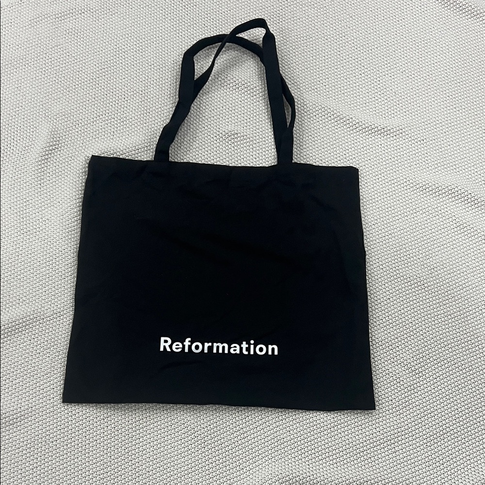Reformation Classic Black Tote